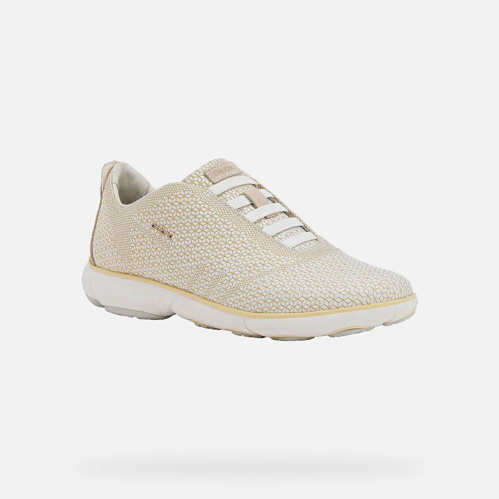 Geox Sneakers Beige Nebula - Geox Womens Shoes - XNACMP230